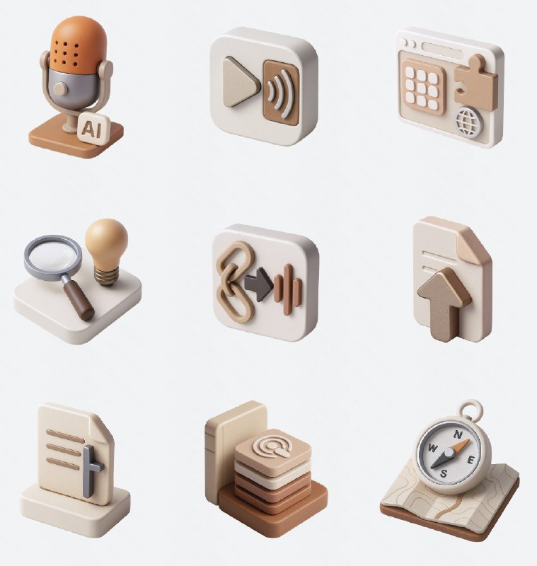 我去，太离谱了Lovart 可以一次性完成我刚才宣传图教程中所有的图标生成，而且生成的图标还是跟文章相关的我要是用 GPT 搞的话得一直等前面的图片花完才行这个只需要一段提示词就能得到 9 个扣好图的结果完整的提示词在图三，任务回放：